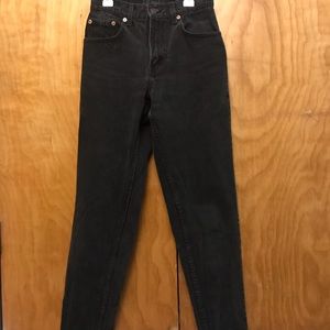 Levi’s 550 High Waisted Black Jeans